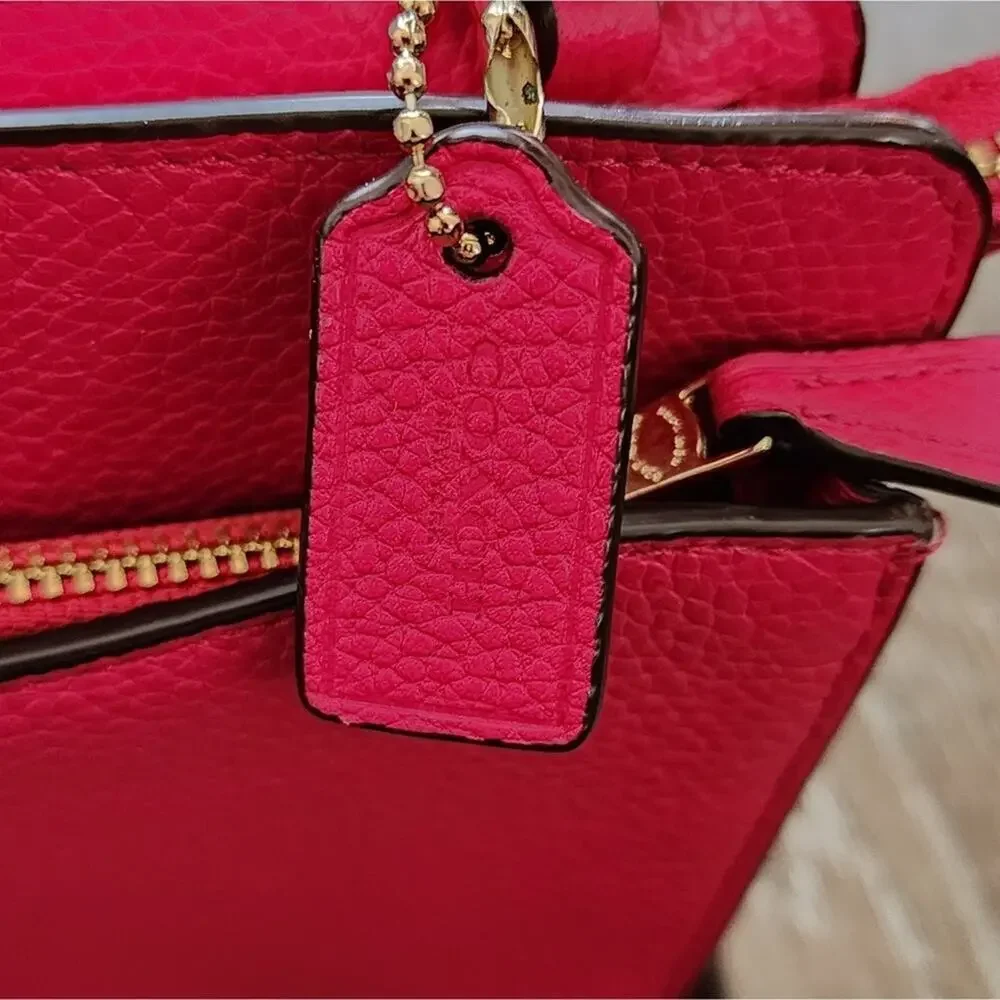 Coach Convertible Noa Pop Up Messenger In hot pink magenta purse wallet wristlet - Picture 12 of 16